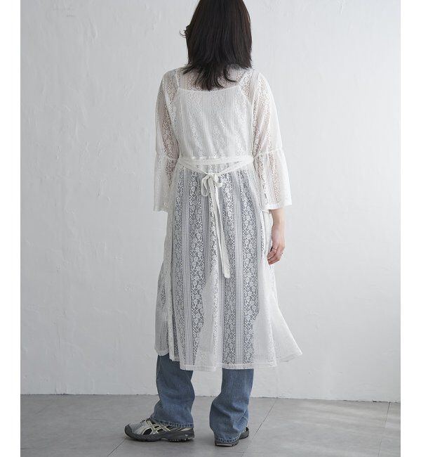 VENCE share style「レースフレアー袖ワンピース」|ワンピース|