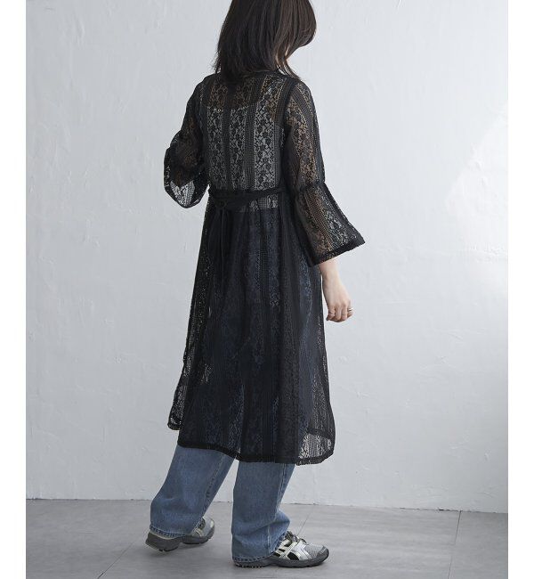 VENCE share style「レースフレアー袖ワンピース」|ワンピース|