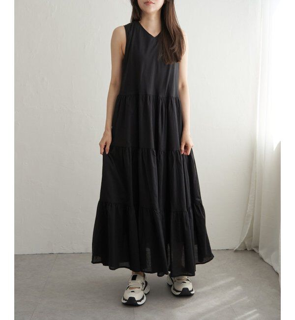 VENCE share style「ティアードノースリフレアーワンピース」|ワンピース|