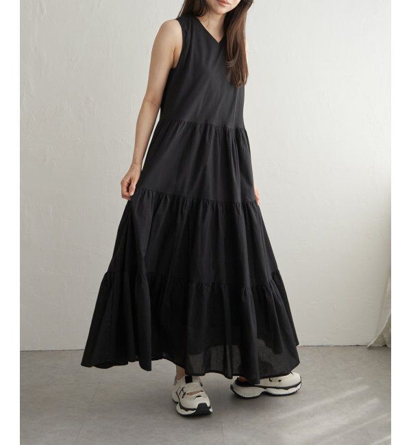 VENCE share style「ティアードノースリフレアーワンピース」|ワンピース|