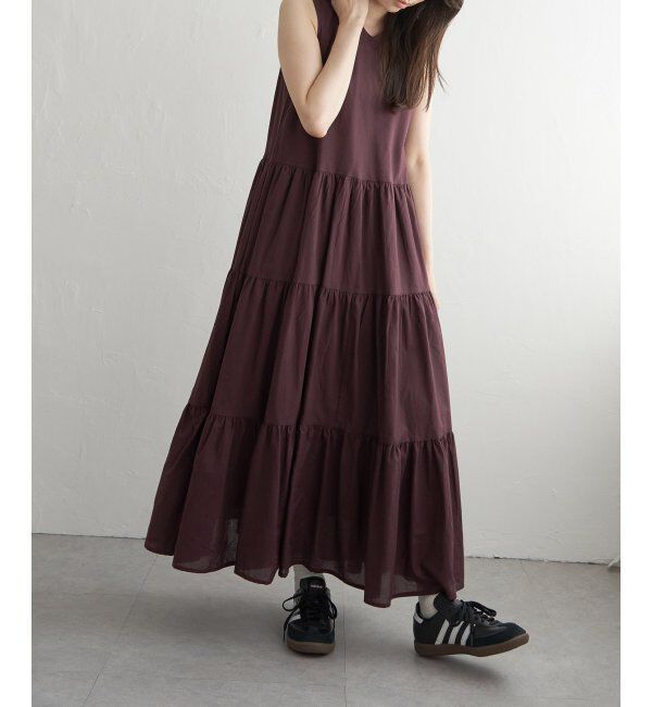 VENCE share style「ティアードノースリフレアーワンピース」|ワンピース|