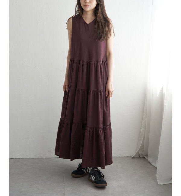 VENCE share style「ティアードノースリフレアーワンピース」|ワンピース|