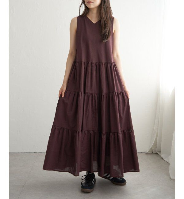 VENCE share style「ティアードノースリフレアーワンピース」|ワンピース|