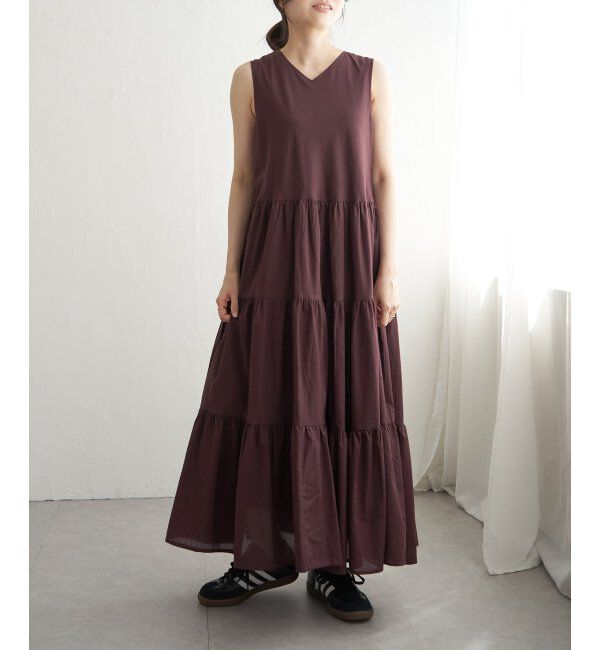 VENCE share style「ティアードノースリフレアーワンピース」|ワンピース|