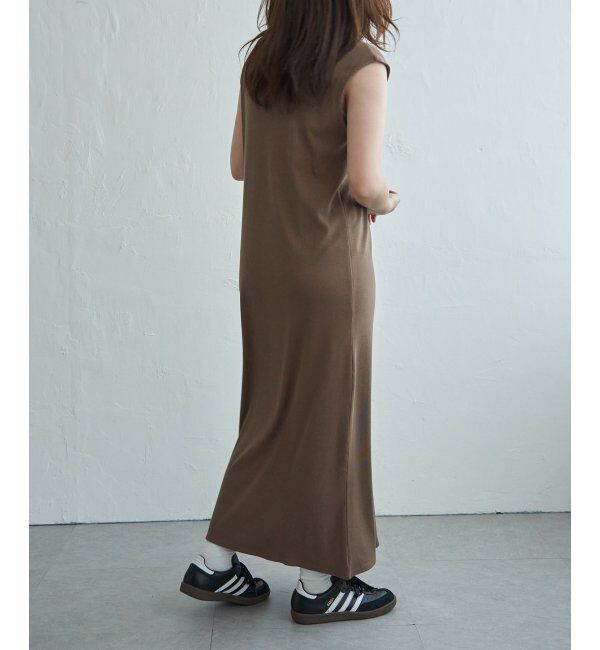 VENCE share style「テレコヘンリーネックワンピース」|ワンピース|