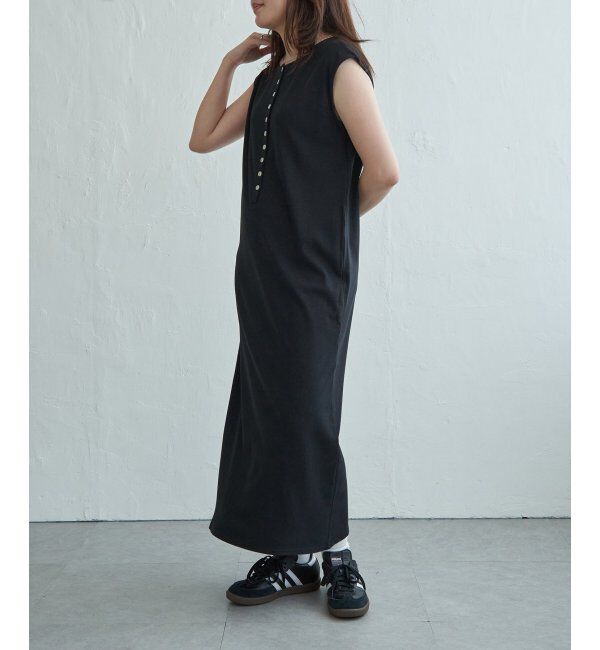VENCE share style「テレコヘンリーネックワンピース」|ワンピース|