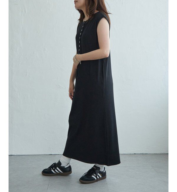 VENCE share style「テレコヘンリーネックワンピース」|ワンピース|