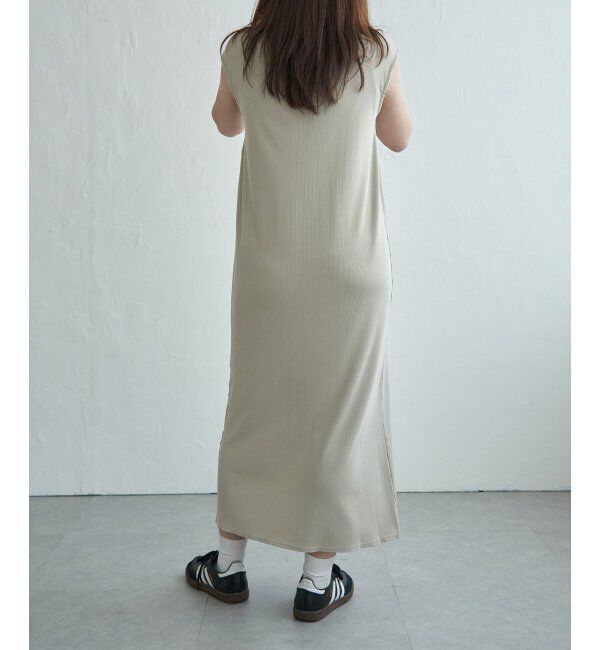 VENCE share style「テレコヘンリーネックワンピース」|ワンピース|