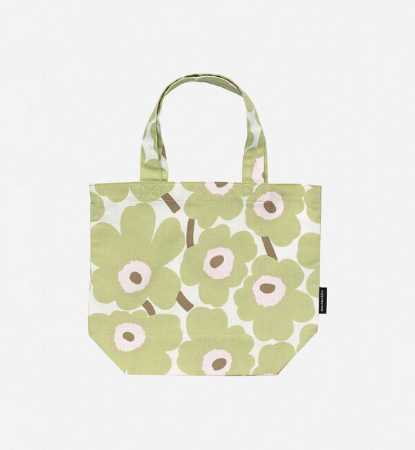 Marimekko「【日本限定】Mini Unikko トートバッグ」|トートバッグ|ﾗｲﾄｸﾞﾘｰﾝ&times;ﾗｲﾄﾋﾟﾝｸ