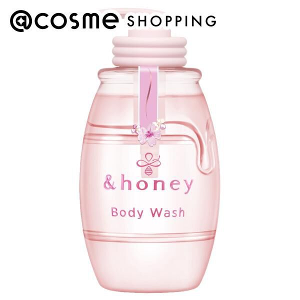&honey（アンドハニー）「&honey（アンドハニー） サクラ ディープモイスト ジェルボディウォッシュ 限定品/ヒノキ&サクラ (500ml)」|ボディクレンジング|その他