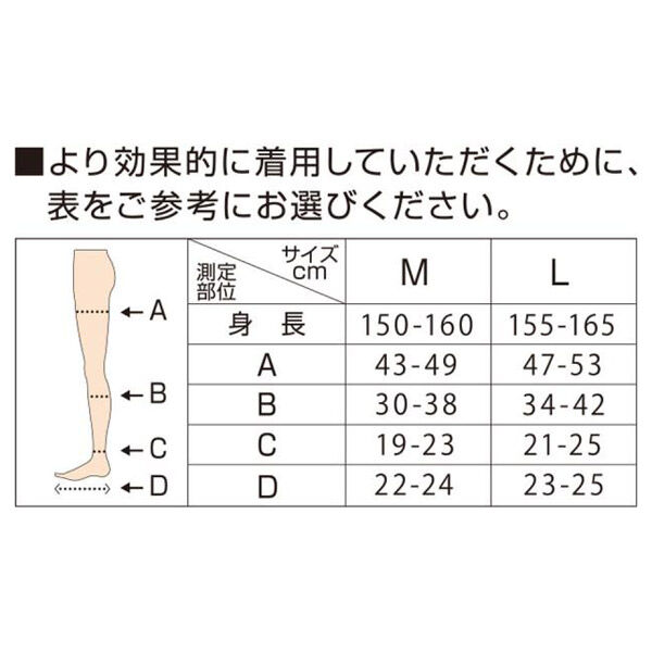 メディキュット「メディキュット 寝ながらメディキュット ロング (L)」|フットケア|
