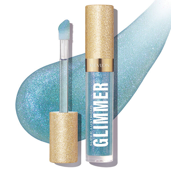 レブロン「レブロン スーパー ラストラス グリマー グロス 010 インディゴ アイス (3.8mL)」|リップメイク|