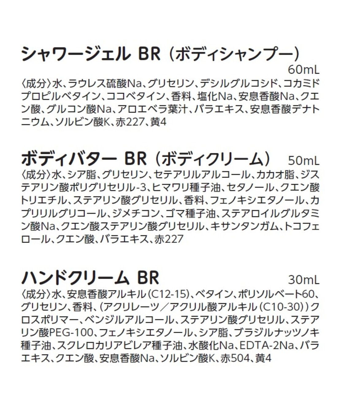 THE BODY SHOP「ミニボディケアボックス BR（香り：ブリティッシュローズ）」|キット・セット|