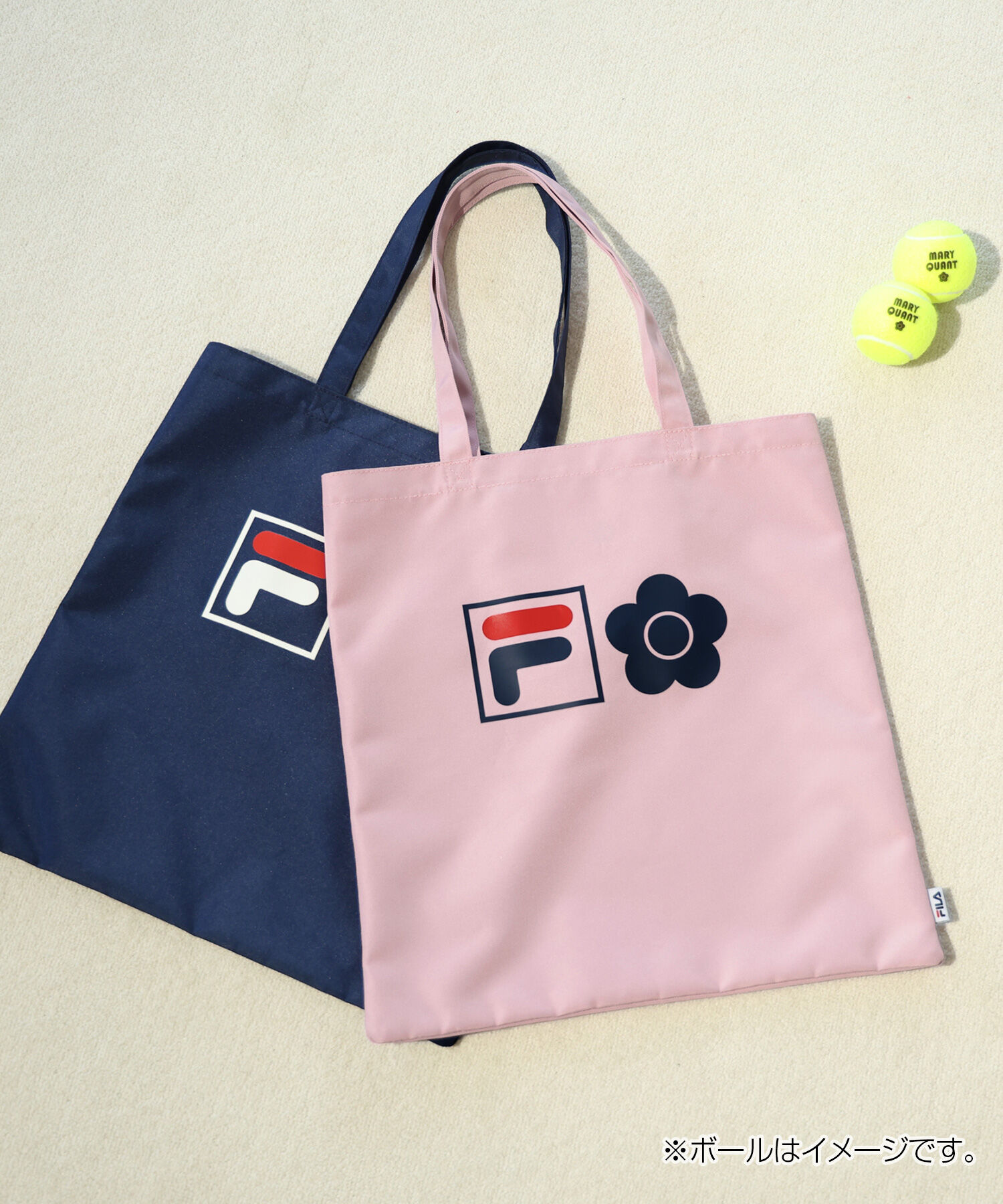 MARY QUANT「FILA&times;MQポリキャンバストート」|トートバッグ|