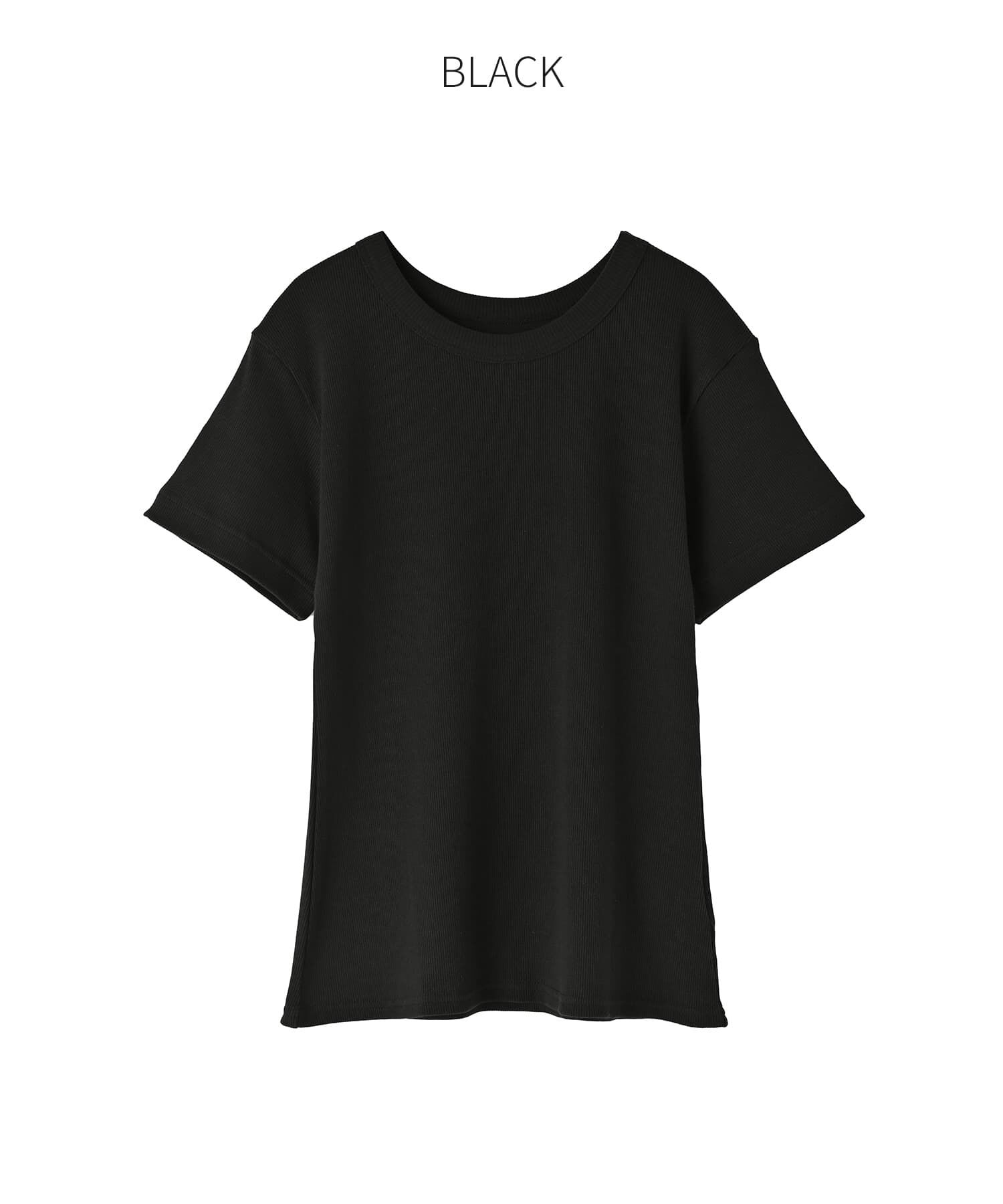 STYLE DELI「【Made in JAPAN】リブ半袖カットソートップス」|Tシャツ・カットソー|