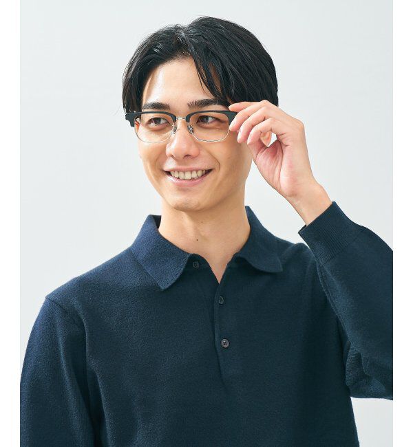  「Zoff｜UNITED ARROWS メガネ | [Stylish] 伊達メガネ 度付き ユナイテッドアローズ   レンズ交換券付」|メガネ|