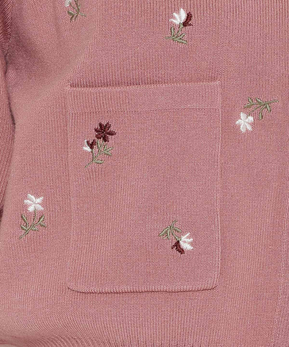 WILLSELECTION「モチーフ刺繍カーディガン」|カーディガン|