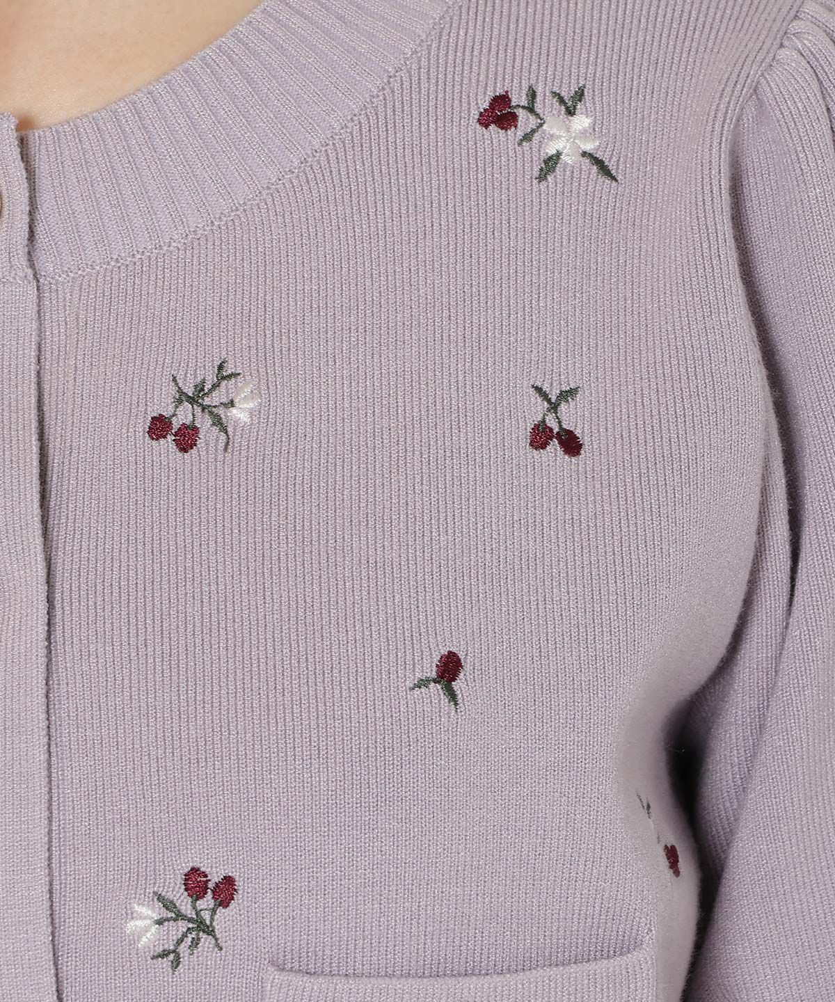WILLSELECTION「モチーフ刺繍カーディガン」|カーディガン|