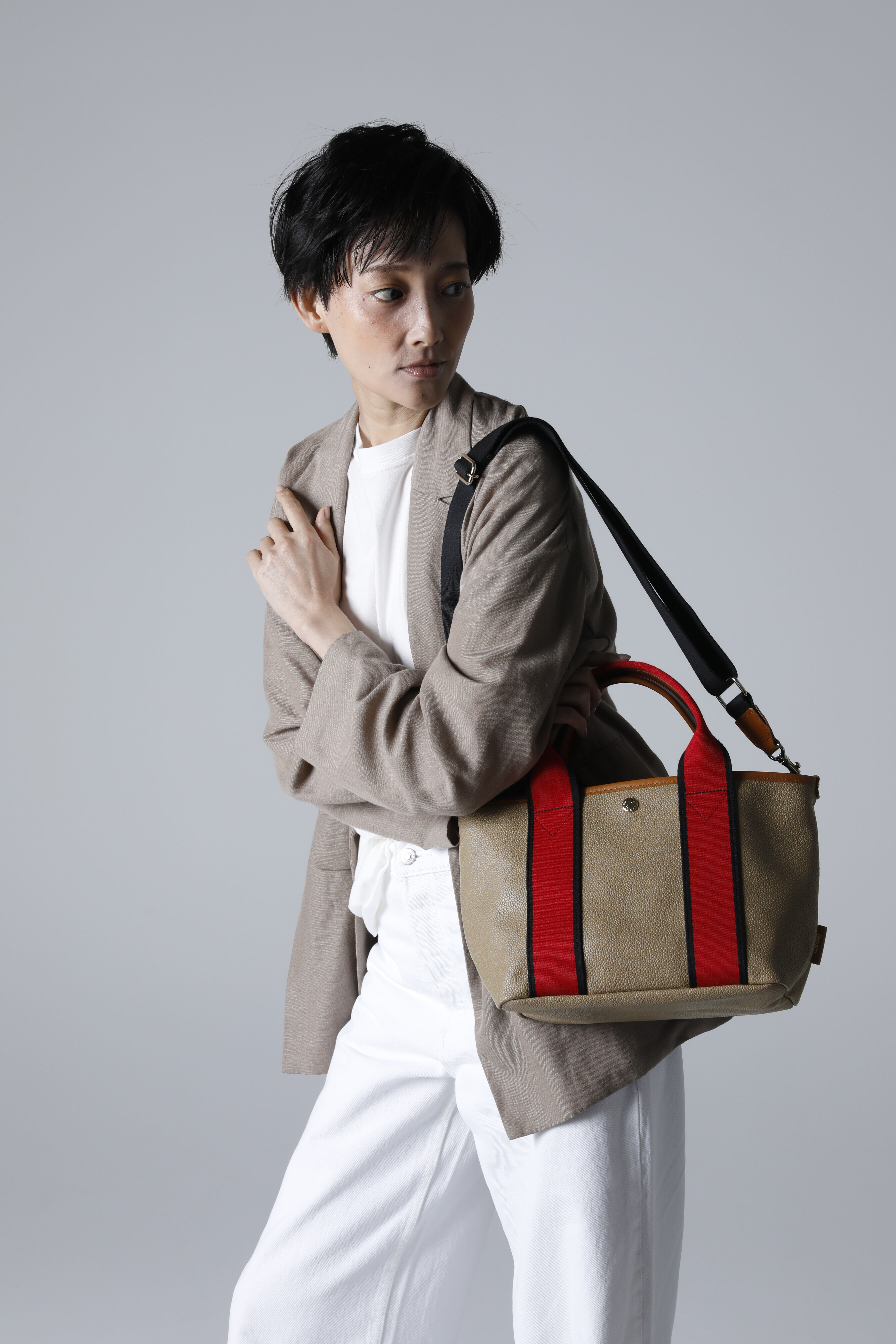 TOPKAPI BREATH「【Breath TOPKAPI】SCOTCH GRAIN スコッチグレイン シンプル 2way トートバッグ」|トートバッグ|