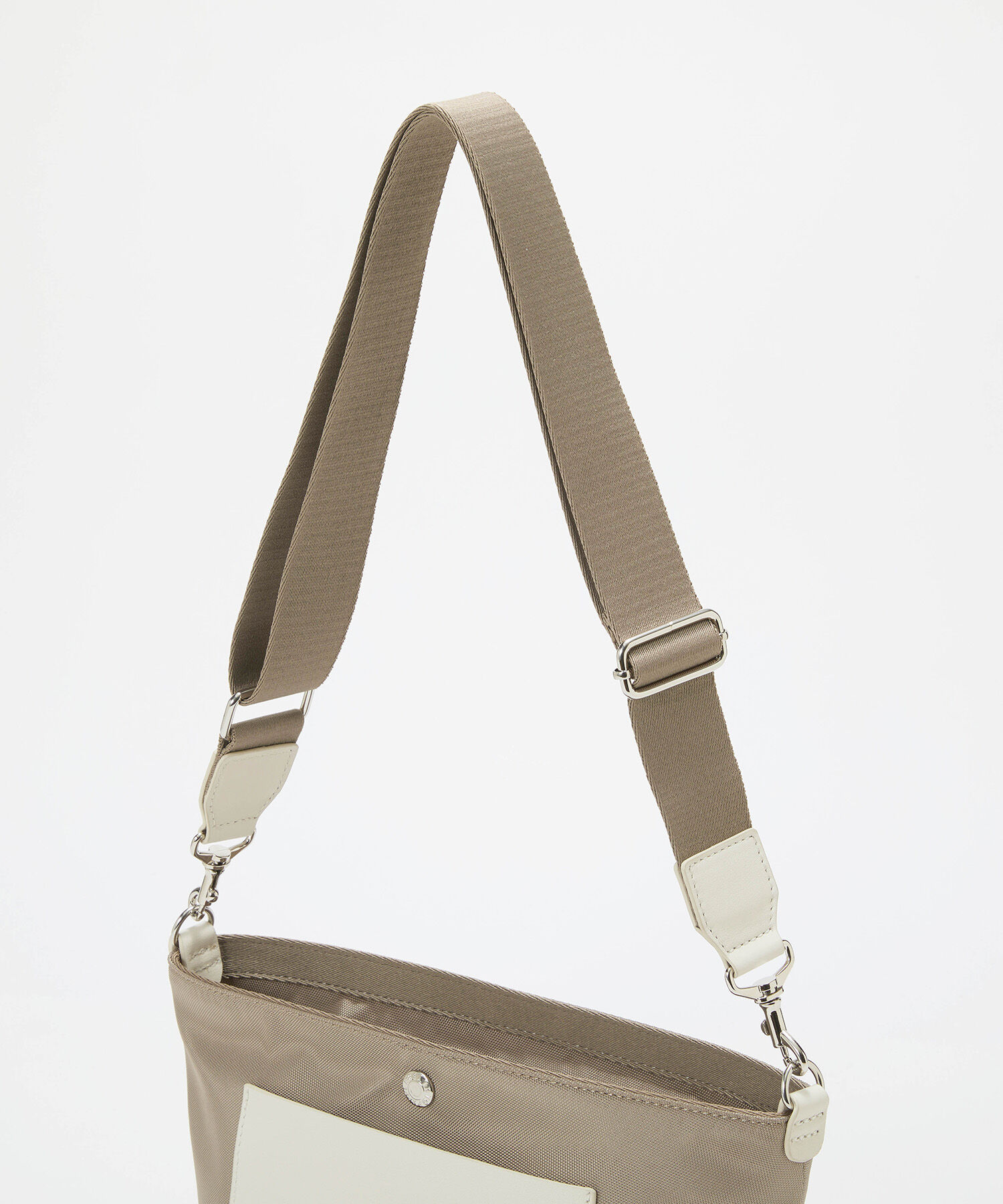 TOPKAPI BREATH「【Breath TOPKAPI sis】【WEB限定】ナイロン レザーポケット ミニ ショルダーバッグ 軽量 / CALM カーム　」|ショルダー・メッセンジャー|