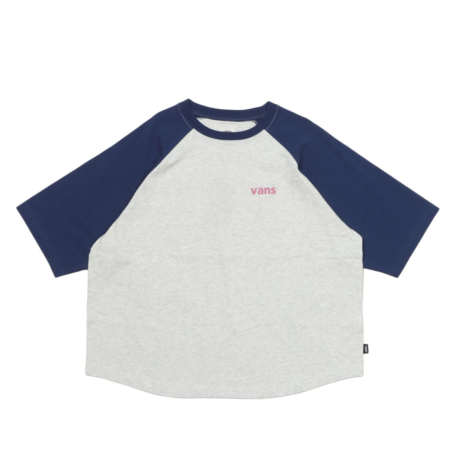 VANS「【VANSｱﾊﾟﾚﾙ(WJ)】W raglan sleeves cropped TEE」|Tシャツ・カットソー|ブルー