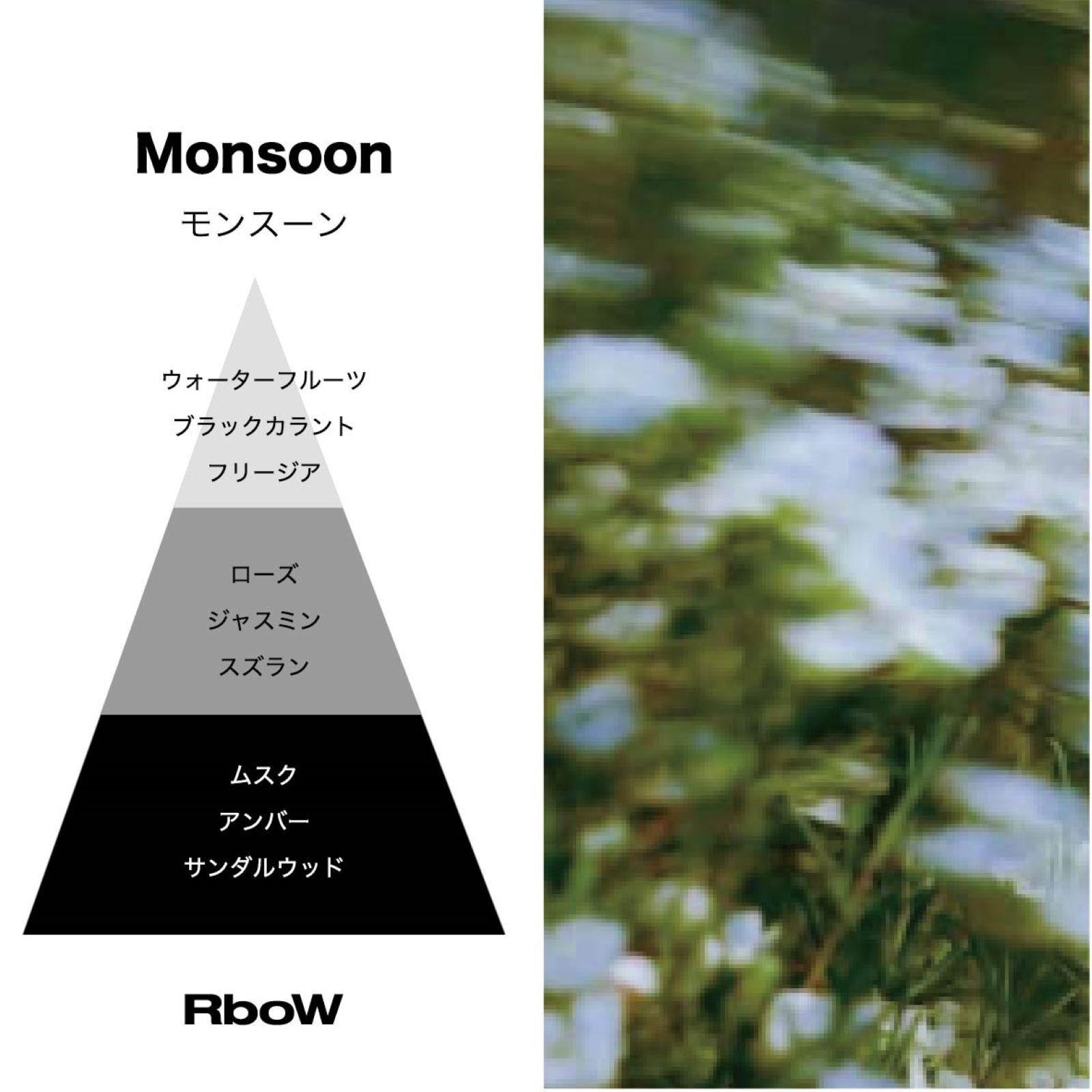 RboW「【RboW】オードパルファム  MONSOON」|香水・フレグランス|