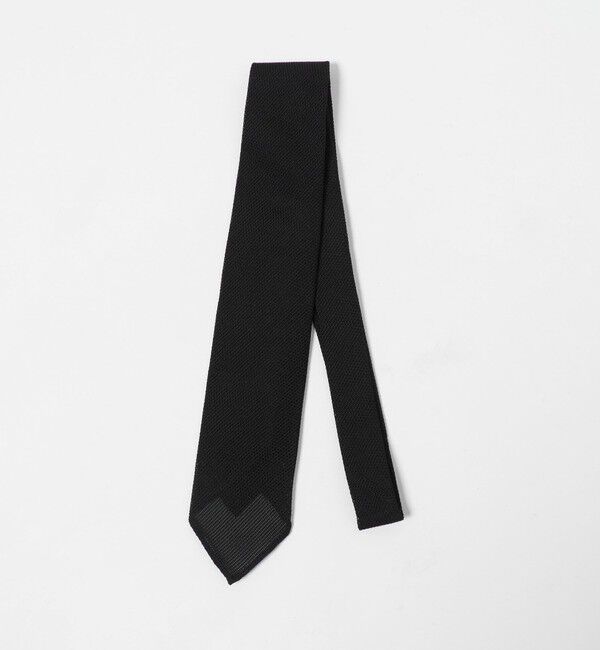 UNITED ARROWS「ガルザ ソリッド ネクタイ」|ネクタイ・蝶ネクタイ|BLACK