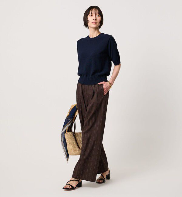 UNITED ARROWS「NALYA リラックス ワイドパンツ ‐ウォッシャブル‐」|スラックス|