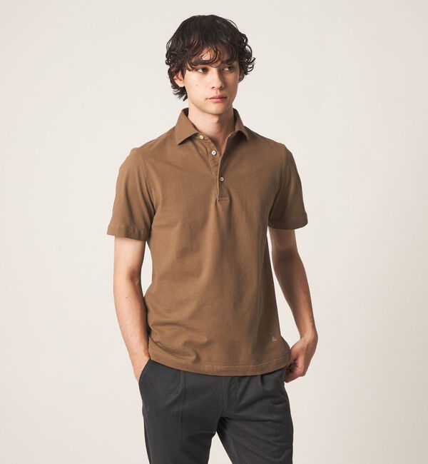 UNITED ARROWS「【別注】＜GUY ROVER＞ショートスリーブ ポロシャツ」|ポロシャツ|MD.BROWN