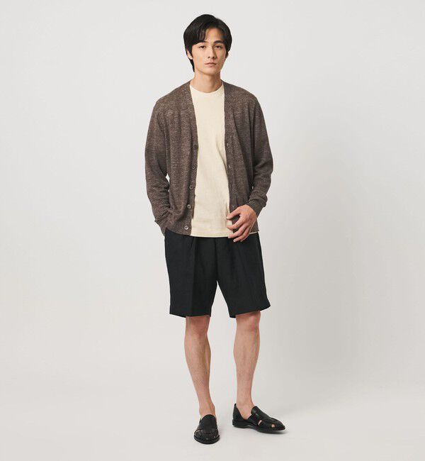 UNITED ARROWS「リネン/コットン ハイゲージ カーディガン」|カーディガン|