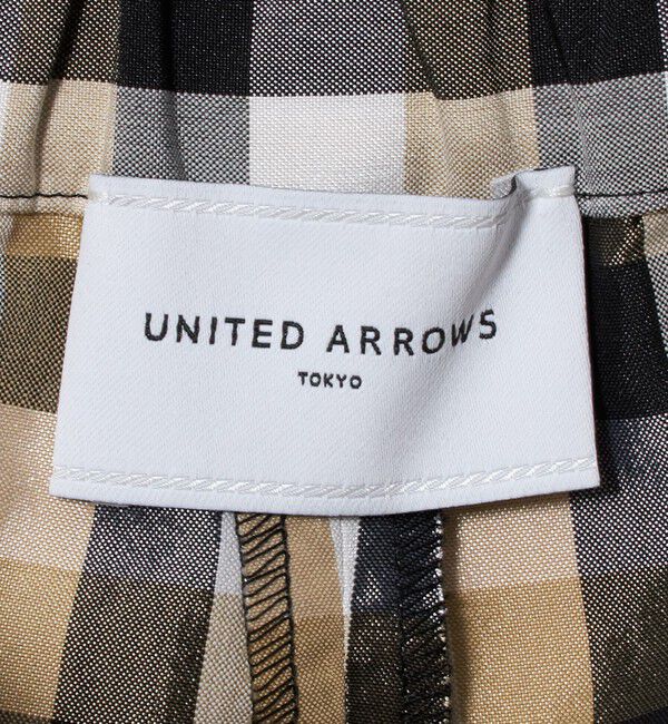 UNITED ARROWS「カラー ギンガムチェック パンツ ‐ウォッシャブル‐」|チノ|