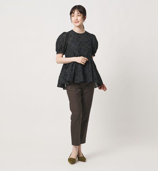 UNITED ARROWS「シャイニー スリム パンツ ‐ストレッチ ウォッシャブル‐」|スラックス|