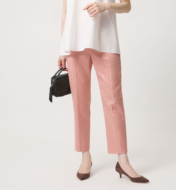 UNITED ARROWS「シャイニー スリム パンツ ‐ストレッチ ウォッシャブル‐」|スラックス|