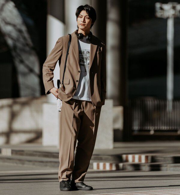 UNITED ARROWS green label relaxing「A+ PERTEX UNLIMITED リラックス セットアップ ジャケット -ウォッシャブル・ストレッチ・撥水-」|スーツ|