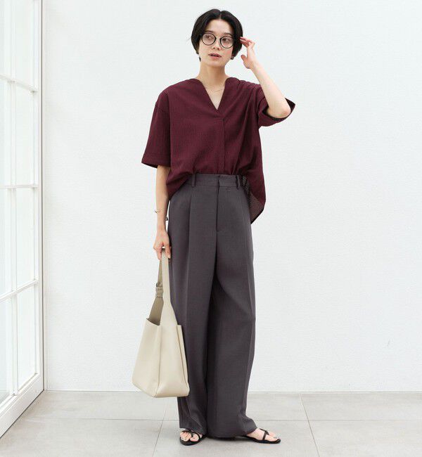 UNITED ARROWS green label relaxing「サッカー スキッパー プルオーバー カットソー」|Tシャツ・カットソー|