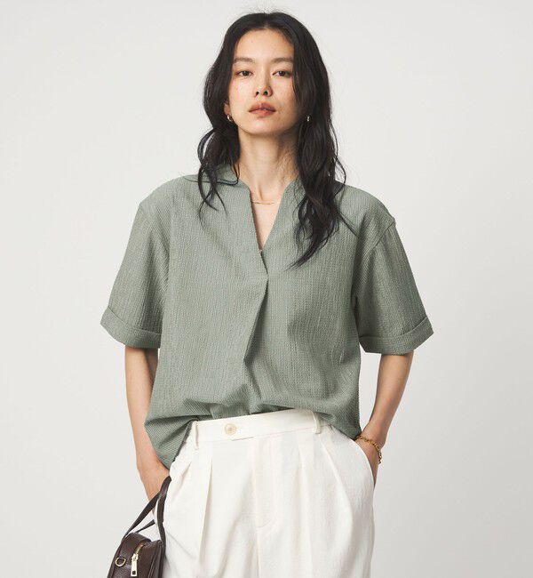 UNITED ARROWS green label relaxing「サッカー スキッパー プルオーバー カットソー」|Tシャツ・カットソー|