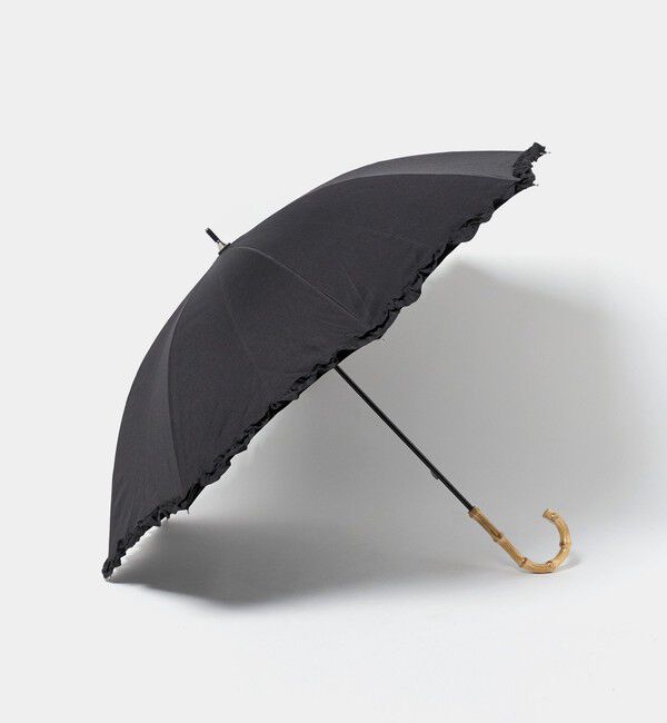 UNITED ARROWS green label relaxing「＜because＞フリルアンブレラ 長傘 晴雨兼用」|傘|