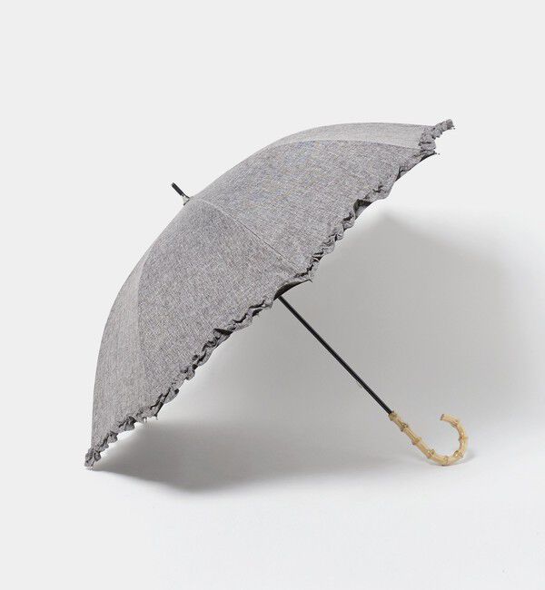 UNITED ARROWS green label relaxing「＜because＞フリルアンブレラ 長傘 晴雨兼用」|傘|