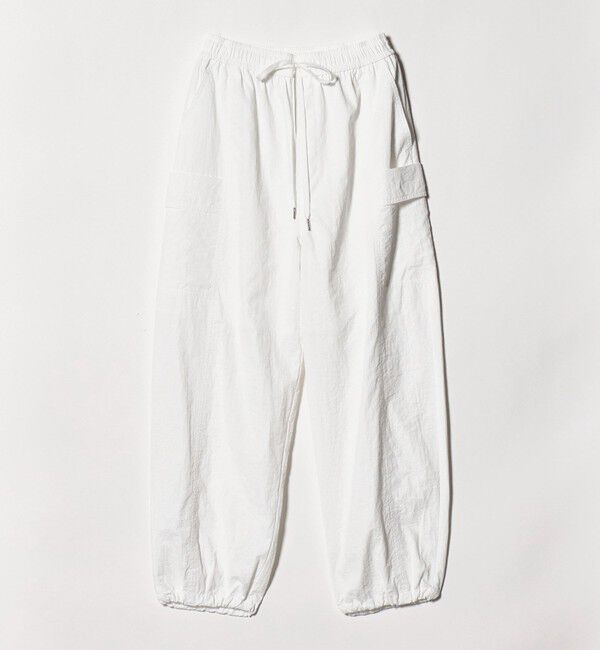 UNITED ARROWS green label relaxing「バルーン カーゴ パンツ オフホワイト  UVカット」|カーゴ|