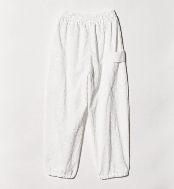 UNITED ARROWS green label relaxing「バルーン カーゴ パンツ オフホワイト  UVカット」|カーゴ|