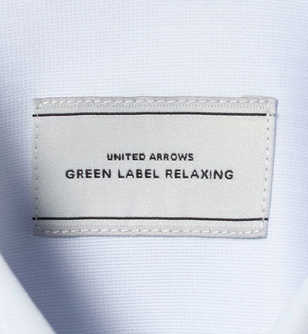 UNITED ARROWS green label relaxing「A+ COOL Pトリコット シャドーストライプ スタンダード ボタンダウン 半袖 ドレスシャツ -ストレッチ・イー」|シャツ・ブラウス|