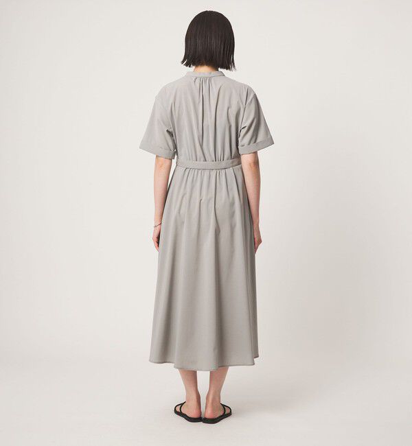 UNITED ARROWS green label relaxing「ベルト フレア ワンピース マシンウォッシャブル 吸水速乾 」|ワンピース|