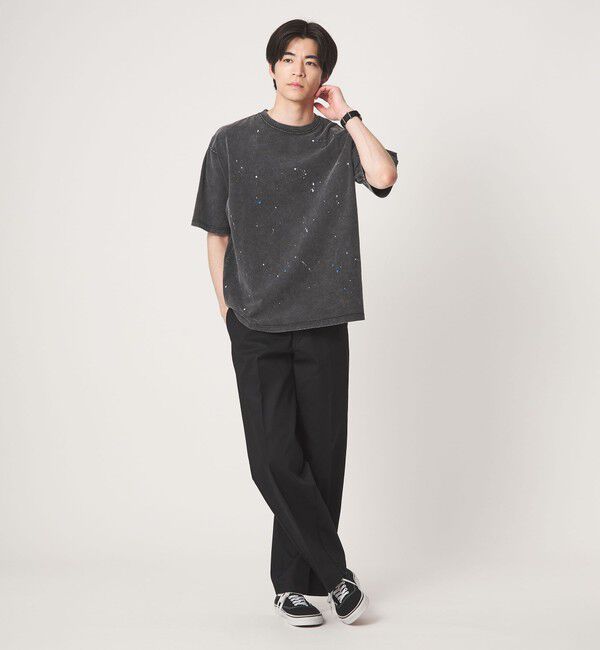 UNITED ARROWS green label relaxing「【別注】＜SCREEN STARS＞GLR ドロップ ペイント 半袖 Tシャツ」|Tシャツ・カットソー|