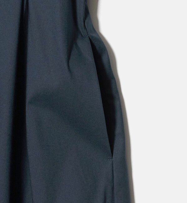 UNITED ARROWS green label relaxing「［size SHORTあり］シャツ襟 フィット＆フレア タック 5分袖 ワンピース」|ワンピース|