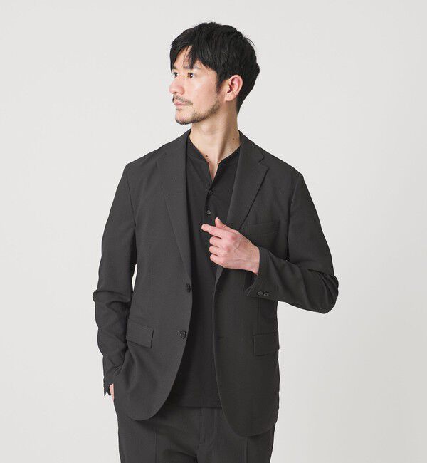 BEAUTY&YOUTH UNITED ARROWS「【WEB限定 WARDROBE SMART】ライト シアサッカー セットアップ/ジャケット＆イージーパンツ」|スーツ|