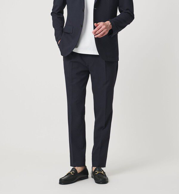 BEAUTY&YOUTH UNITED ARROWS「【WEB限定 WARDROBE SMART】ライト シアサッカー セットアップ/ジャケット＆イージーパンツ」|スーツ|