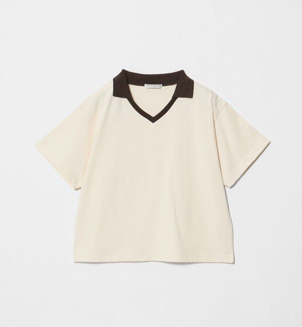 BEAUTY&YOUTH UNITED ARROWS「コットン 2トーン Vネック プルオーバー」|Tシャツ・カットソー|