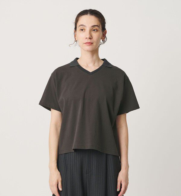 BEAUTY&YOUTH UNITED ARROWS「コットン 2トーン Vネック プルオーバー」|Tシャツ・カットソー|