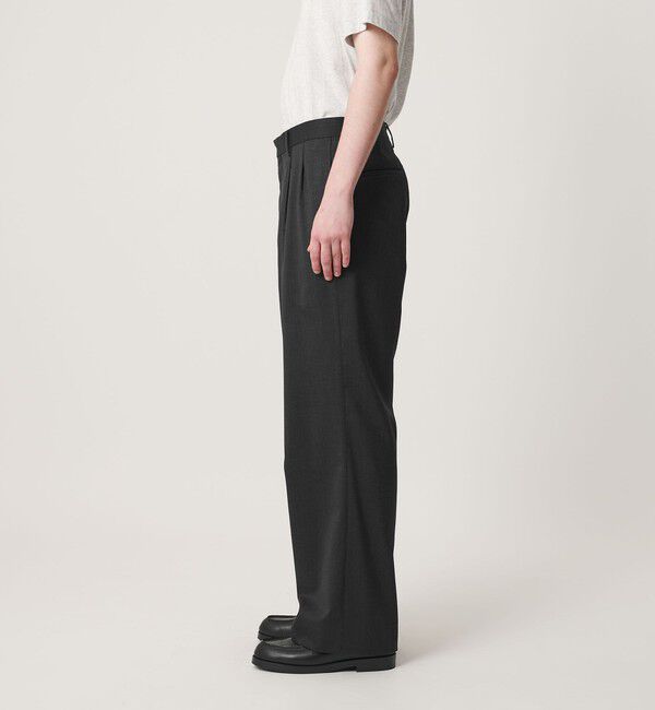 BEAUTY&YOUTH UNITED ARROWS「トロピカル ワイド テーパード スラックス NO.9 ウォッシャブル」|チノ|