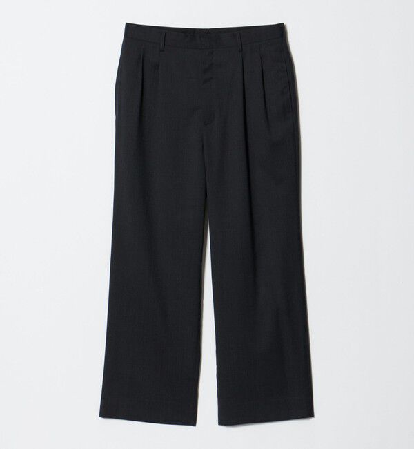 BEAUTY&YOUTH UNITED ARROWS「トロピカル ワイド テーパード スラックス NO.9 ウォッシャブル」|チノ|
